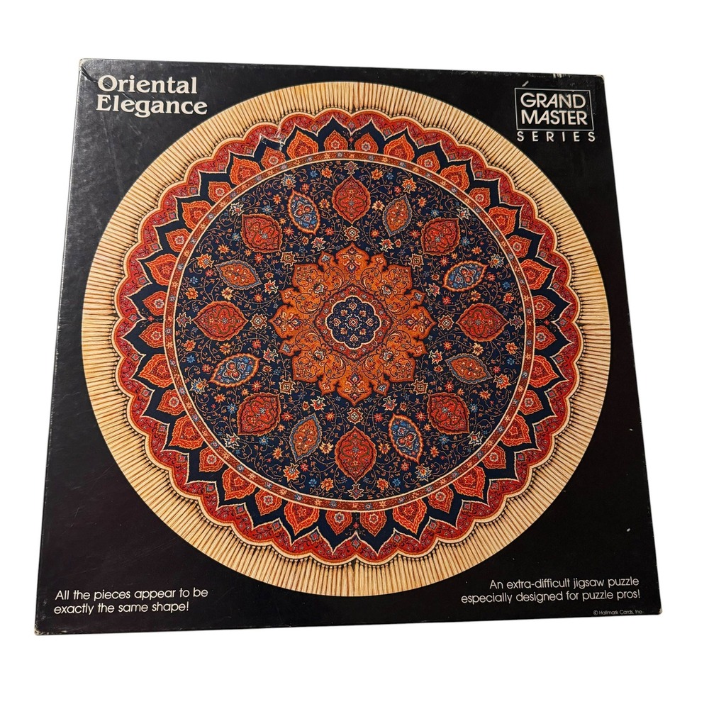 Springbok Oriental Elegance Circular Jigsaw Grand Master Series UNCOUNTED